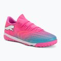 Kopačky PUMA Future 9 Match Fusion TT poison pink/puma white/sun stream/bright aqua/puma black