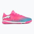 Kopačky PUMA Future 9 Match Fusion TT poison pink/puma white/sun stream/bright aqua/puma black 2
