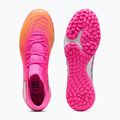 Kopačky PUMA Future 9 Match Fusion TT poison pink/puma white/sun stream/bright aqua/puma black 3