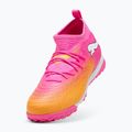 Dětské kopačky PUMA Future 9 Match TT + Mid Jr poison pink/puma wht/sun stream/bright aqua/puma blk