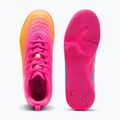 Dětské kopačky PUMA Future 9 Play IT Jr poison pink/puma wht/sun stream/bright aqua/puma blk 6