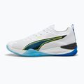 Boty na házenou PUMA Eliminate Nitro 4 Game On puma white/glowing red/ultra blue 8