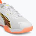 Boty na házenou PUMA Eliminate Nitro 4 Game On puma white/glowing red/ultra blue 7