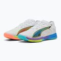 Boty na házenou PUMA Accelerate Nitro SQD 4 Game On puma white/glowing red/ultra blue 11