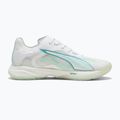 Dámské boty na házenou PUMA Accelerate Nitro SQD 4 Game On puma white/baltic sea blue/fresh water 9