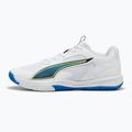 Boty na házenou PUMA Accelerate Turbo 4 Game On puma white/glowing red/ultra blue 8