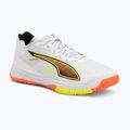 Boty na házenou PUMA Accelerate Turbo 4 Game On puma white/glowing red/ultra blue