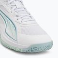 Házenkářské boty PUMA Accelerate Pro 4 Game On puma white/baltic sea blue/fresh water 7