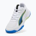 Dětské boty na házenou PUMA Accelerate 4 Game On Jr puma white/glowing red/ultra blue 10