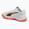Dětské boty na házenou PUMA Accelerate 4 Game On Jr puma white/glowing red/ultra blue 3