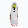 Dětské boty na házenou PUMA Accelerate 4 Game On Jr puma white/glowing red/ultra blue 5