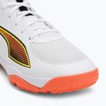 Dětské boty na házenou PUMA Accelerate 4 Game On Jr puma white/glowing red/ultra blue 7