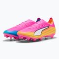 Kopačky PUMA Ultra 6 Match FG/AG poison pink/puma white/sun stream/bright aqua/puma black 3