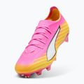 Kopačky PUMA Ultra 6 Pro FG/AG poison pink/puma white/sunstream/bright aqua/puma black 4
