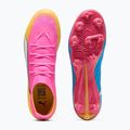 Kopačky PUMA Ultra 6 Pro FG/AG poison pink/puma white/sunstream/bright aqua/puma black 5