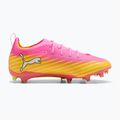 Dětské kopačky PUMA Ultra 6 Pro Jr FG/AG poison pink/puma white/sunstream/bright aqua/puma black 2