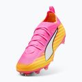 Dětské kopačky PUMA Ultra 6 Pro Jr FG/AG poison pink/puma white/sunstream/bright aqua/puma black 4