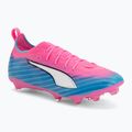 Dětské kopačky PUMA Ultra 6 Pro Jr FG/AG poison pink/puma white/sunstream/bright aqua/puma black