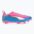 Dětské kopačky PUMA Ultra 6 Pro Jr FG/AG poison pink/puma white/sunstream/bright aqua/puma black 2