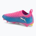 Dětské kopačky PUMA Ultra 6 Pro Jr FG/AG poison pink/puma white/sunstream/bright aqua/puma black 3