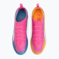 Dětské kopačky PUMA Ultra 6 Pro Jr FG/AG poison pink/puma white/sunstream/bright aqua/puma black 5