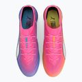 Kopačky PUMA Ultra 6 Ultimate FG poison pink/puma wht/sun stream/bright aqua/puma blk 5