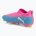 Dětské kopačky PUMA Ultra 6 Match FG/AG Jr poison pink/puma white/sun stream/bright aqua/puma black 3