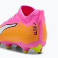 Dětské kopačky PUMA Ultra 6 Match FG/AG Jr poison pink/puma white/sun stream/bright aqua/puma black 7