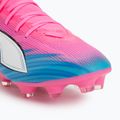 Kopačky PUMA Ultra 6 Match + FG/AG poison pink/puma wht/sun stream/bright aqua/puma blk 7