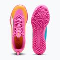 Dětské kopačky PUMA Ultra 6 Play TT Jr poison pink/puma wht/sun stream/bright aqua/puma blk 4