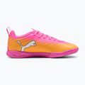 Dětské kopačky PUMA Ultra 6 Play It Jr poison pink/puma wht/sun stream/bright aqua/puma blk