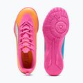 Dětské kopačky PUMA Ultra 6 Play It Jr poison pink/puma wht/sun stream/bright aqua/puma blk 4