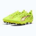 Dětské kopačky PUMA Ultra 6 Play FG/AG Jr yellow alert/puma black/glowing red/lime squeeze 9