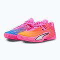 Basketbalové boty PUMA All-Pro NITRO 2 Elite poison pink/ultra blue/lime squeeze 3