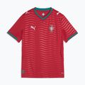 Dětský fotbalový dres PUMA FPF Portugalsko Domácí Jersey Replica Club Jr červená/zelená