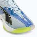 Házenkářské boty PUMA Accelerate Nitro SQD 5 aqua glow/puma black/green glare/royal sapphire 7