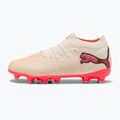 Dětské kopačáky PUMA Future 9 Pro FG/AG Jr sugared almond/puma white/ultra red/puma black