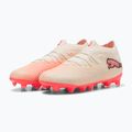 Dětské kopačáky PUMA Future 9 Pro FG/AG Jr sugared almond/puma white/ultra red/puma black 3