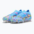 Kopačky PUMA Future 9 Ultimate Advanced Level FG puma white/blue glimmer/pink glimmer/yellow alert 3