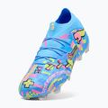 Kopačky PUMA Future 9 Ultimate Advanced Level FG puma white/blue glimmer/pink glimmer/yellow alert 4