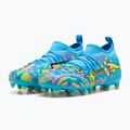 Dětské kopačáky PUMA Future 9 Match Advanced Level FG/AG Jr puma white/blue glimmer/pink glimmer/yellow alert 3