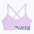 Sportovní podprsenka PUMA x HYROX Strappy Pwrmode světle fialová 4