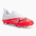 Dětské kopačky PUMA Ultra 7 Match FG/AG Jr ultra red/puma black/puma white