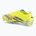 Kopačky PUMA Ultra Nitro 7 Ultimate Advanced Level FG puma white/blue glimmer/pink glimmer/yellow alert 3