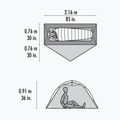 Trekingový stan pro 1 osobu MSR Hubba NX 1 gray 7