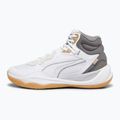 Pánské basketbalové boty PUMA Playmaker Pro Mid Trophies ash gray/cast iron/puma gold 7