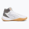 Pánské basketbalové boty PUMA Playmaker Pro Mid Trophies ash gray/cast iron/puma gold 9
