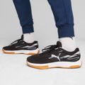 Pánské sálové boty PUMA Varion II puma black/cool light grey/yellow blaze/gum 8