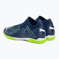 Dětské kopačky PUMA Match IT + Mid Jr perská modrá/puma bílá/ultra zelená 3