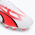 Pánské kopačky PUMA Ultra Play FG/AG puma white/puma black/fire orchid 7
